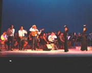 Momento de la actuación en el Gran Teatro de la Habana.