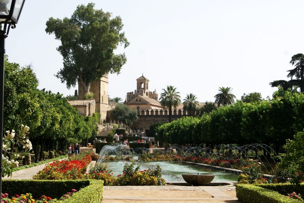 Jardines del Alcázar de Córdoba.