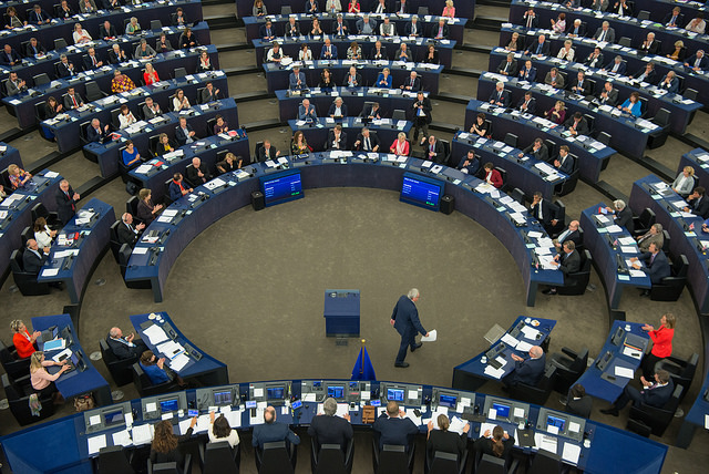 Una sesión del Parlamento Europeo.