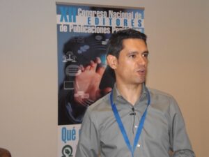 Millán Berzosa, durante su participación en el Congreso de editores de la AEEPP de 2017.