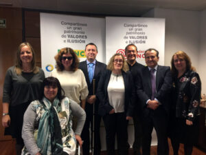 Integrantes del jurado que han fallado los Premios Solidarios de la ONCE 2017 Comunidad de Madrid.