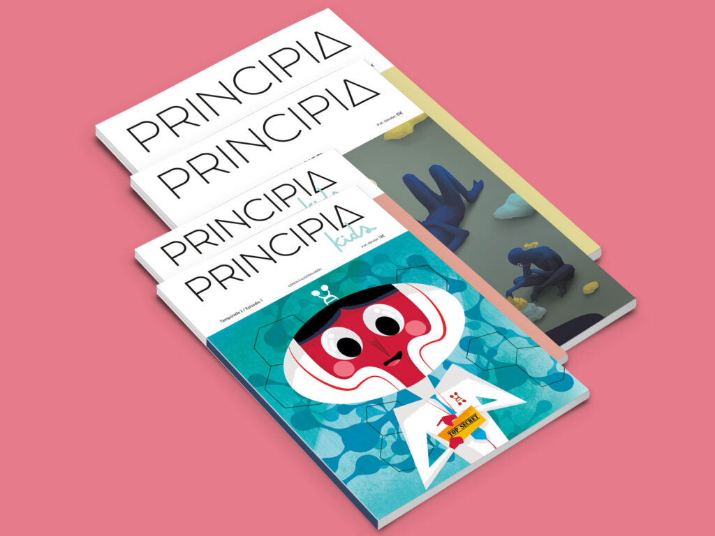 Con la suscripción anual se reciben dos ejemplares de Principia Magazine y otros dos de Principia Kids.