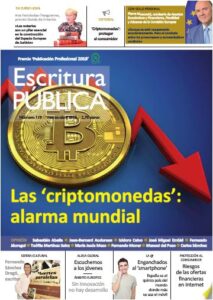 Portada del último número de Escritura Pública.