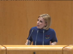 Rosa Santos, senadora del Partido Aragonés.