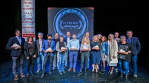 Foto de familia de los premios durante esta IV edición.