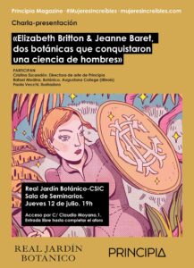 Cartel del acto de presentación del nuevo número de la revista Principia.