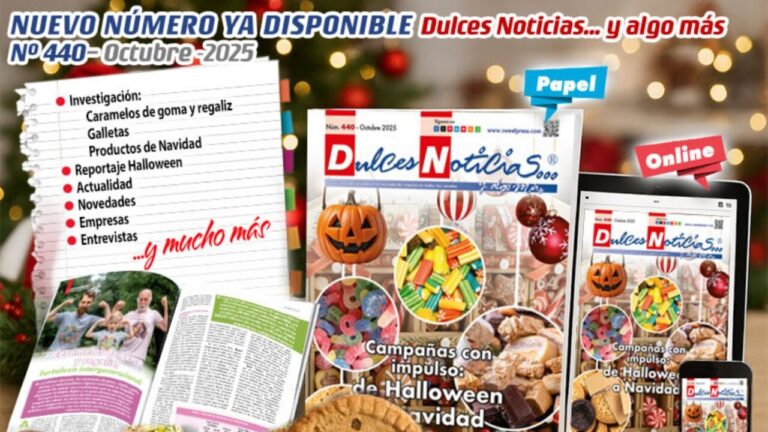 Portada de Dulces Noticias número 440 con temática de Halloween y Navidad