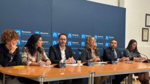 Rueda de prensa sobre el II Premio Luis María Rivas de Periodismo