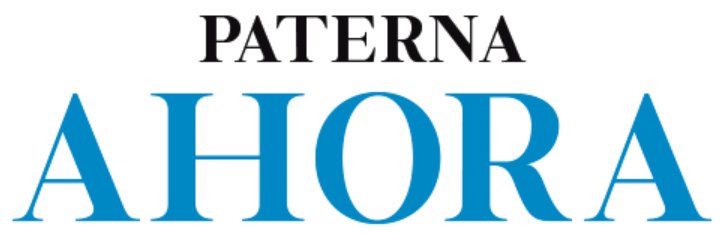 Logo de Paterna Ahora en colores negro y azul