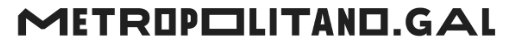Logo de Metropolitano.Gal en un fondo blanco